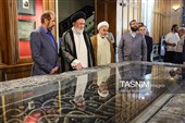 افتتاح نمایشگاه قطعه‌ای از پرده کعبه
