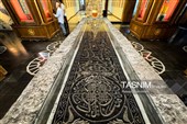 افتتاح نمایشگاه قطعه‌ای از پرده کعبه