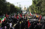 استقبال باشکوه مردم قم از کاروان نمادین حضرت معصومه(س)