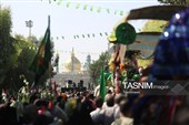 استقبال باشکوه مردم قم از کاروان نمادین حضرت معصومه(س)