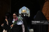 استقبال باشکوه مردم قم از کاروان نمادین حضرت معصومه(س)