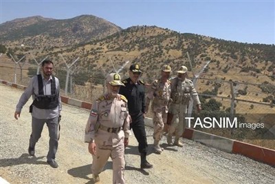 بازدید سرداررضایی از مرزهای کردستان/تقویت تجهیزات و آمادگی عملیاتی+عکس