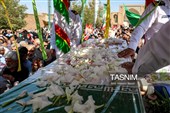تشییع پیکر خلبان شهید حسین مهدویان - قزوین