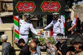 تشییع پیکر خلبان شهید حسین مهدویان - قزوین