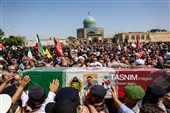 تشییع پیکر خلبان شهید حسین مهدویان - قزوین
