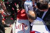 تشییع پیکر خلبان شهید حسین مهدویان - قزوین