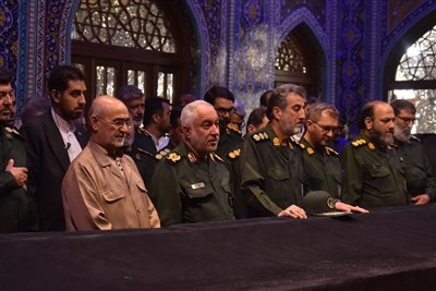 تجدید میثاق فرمانده سپاه امام رضا(ع) با آرمان‌های رهبر شهید