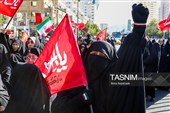 تشییع پرچمداران سنگر خیابان در مشهد
