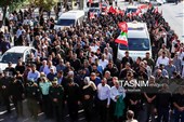 تشییع پرچمداران سنگر خیابان در مشهد