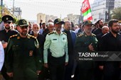 تشییع پرچمداران سنگر خیابان در مشهد