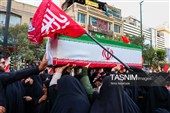 تشییع پرچمداران سنگر خیابان در مشهد