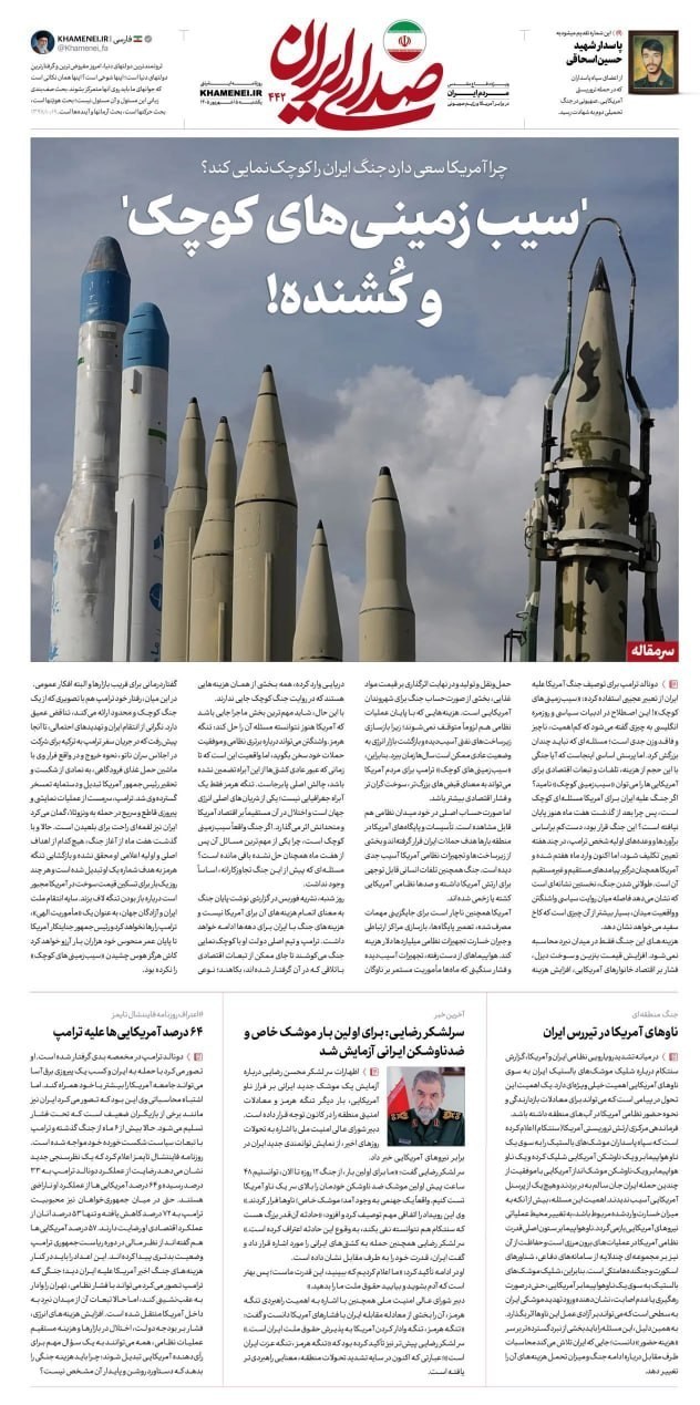 روزنامه وطن امروز , روزنامه کیهان , روزنامه خراسان , روزنامه همشهری , روزنامه جوان , روزنامه جام جم , روزنامه فرهیختگان , 
