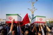 تشییع پیکر 2 شهید حادثه بلوار وکیل‌آباد مشهد در حرم مطهر رضوی