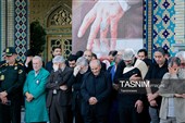 تشییع پیکر 2 شهید حادثه بلوار وکیل‌آباد مشهد در حرم مطهر رضوی