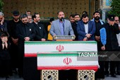 تشییع پیکر 2 شهید حادثه بلوار وکیل‌آباد مشهد در حرم مطهر رضوی