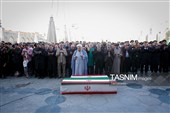 تشییع پیکر 2 شهید حادثه بلوار وکیل‌آباد مشهد در حرم مطهر رضوی