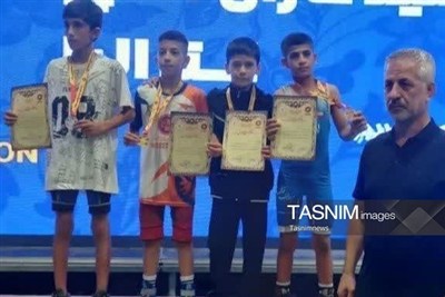 کشتی‌گیران نوجوان زنجانی در مسابقات ملی رامسر 4 مدال برنز گرفتند
