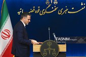  نشست خبری سید علی کاظمی سخنگوی جدید قوه قضاییه