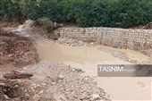 تصاویری از خسارت سیلاب در ساری