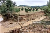تصاویری از خسارت سیلاب در ساری