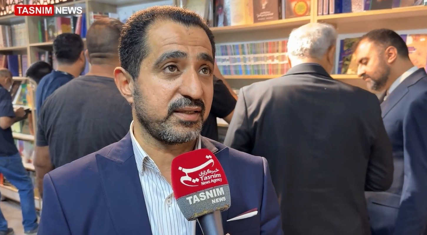 العراق , بغداد , معرض الكتاب , المقاومة , الحشد الشعبي , الإمام الخامنئي ,