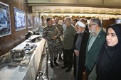 بازدید اعضای کمیسیون امنیت ملی از پهپادها و موشک‌های ساقط‌شده دشمن