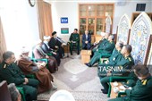 دیدار فرمانده سپاه انصارالرضا(ع) خراسان جنوبی با آیت الله عبادی