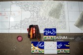 بلاط "الألوان السبعة" فی مدرسة شیراز الفنیة