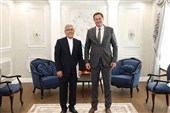 تقدیم رونوشت استوارنامه سفیر ایران به وزیر خارجه بلاروس