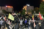 تجمع پرشور مردم دارالحماسه بوشهر در تجلیل از ضربه محکم مدافعان خلیج فارس به استکبار