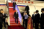 Путин прибыл в Индию с трёхдневным визитом для участия в саммите БРИКС