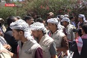 استقبال مردم صنعا از آزادگان یمنی رها شده از چنگال مزدوران سعودی
