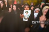 نماز استغاثه به امام زمان(عج) در صحن غدیر سبزه‌میدان زنجان
