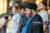 نماز استغاثه به امام زمان(عج) در صحن غدیر سبزه‌میدان زنجان