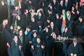 نماز استغاثه به امام زمان(عج) در صحن غدیر سبزه‌میدان زنجان