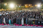 نماز استغاثه به امام زمان(عج) در صحن غدیر سبزه‌میدان زنجان