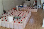 کشف و ضبط 3 تن روغن مرغ غیرمجاز و غیربهداشتی در ملایر