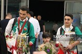 استقبال پرشور جامعه کاراته استان کرمان از نایب‌قهرمانان آسیا