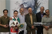 استقبال از مدال‌آوران مسابقات آسیایی اردن در فرودگاه کرمان