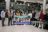 استقبال از مدال‌آوران مسابقات آسیایی اردن در فرودگاه کرمان