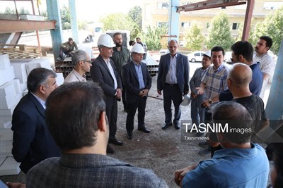 بازدید استاندار زنجان از روند احداث ساختمان مدیریت بحران