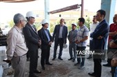 بازدید استاندار زنجان از روند احداث ساختمان مدیریت بحران