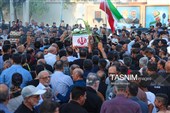 تشییع باشکوه پیکر شهید جمشید رجبی در بندر امام خمینی (ره)
