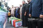 تشییع باشکوه پیکر شهید جمشید رجبی در بندر امام خمینی (ره)