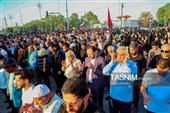تشییع باشکوه پیکر شهید جمشید رجبی در بندر امام خمینی (ره)