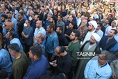 تشییع باشکوه پیکر شهید جمشید رجبی در بندر امام خمینی (ره)