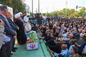 تشییع باشکوه پیکر شهید جمشید رجبی در بندر امام خمینی (ره)
