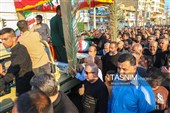 تشییع باشکوه پیکر شهید جمشید رجبی در بندر امام خمینی (ره)