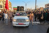 تشییع باشکوه پیکر شهید جمشید رجبی در بندر امام خمینی (ره)