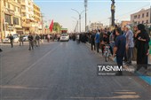 تشییع باشکوه پیکر شهید جمشید رجبی در بندر امام خمینی (ره)